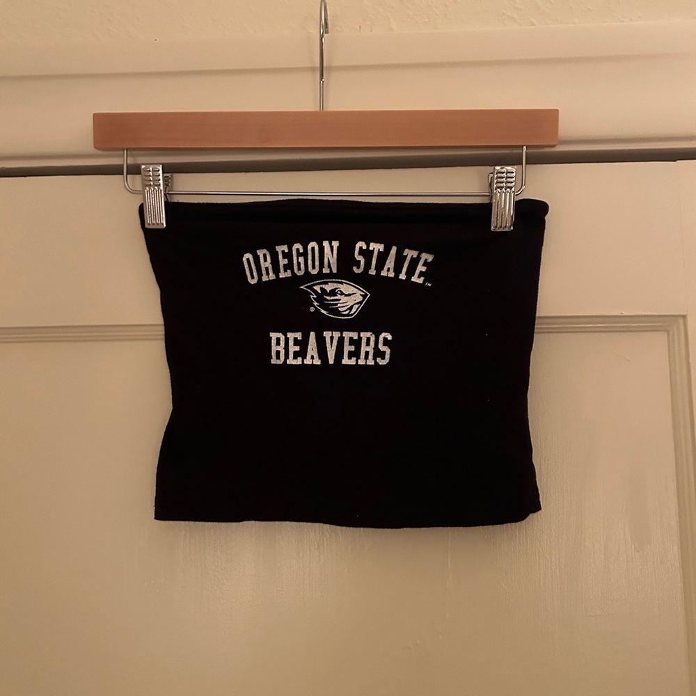 Oregon State Beavers Black Tube Top